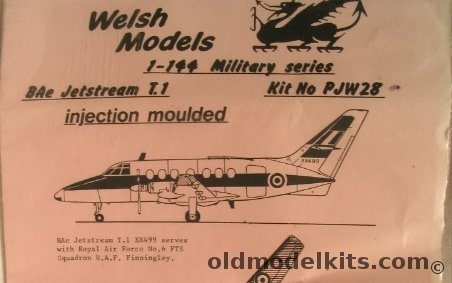 Welsh Models 1/144 British Aerospace Jetstream T.1 - Royal Air Force Bagged, PJW28 plastic model kit